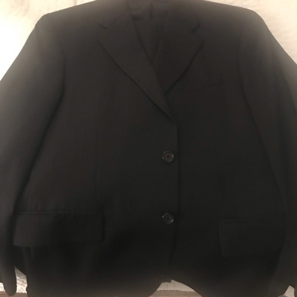 Ralph Lauren dark grey pinstripe suit